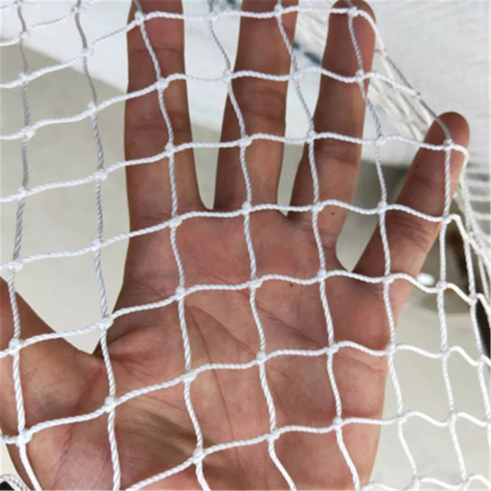 Anti cat net Balcony safety net Pet safety net White nylon net Home decoration wedding decoration net Garden protective net