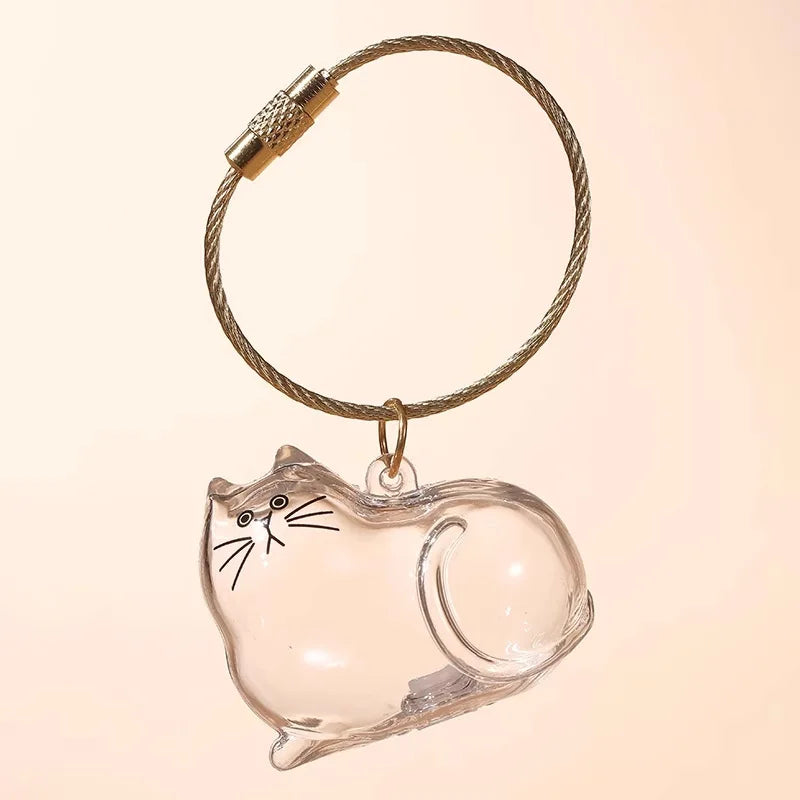 Cat Hair Storage Pendant Transparent Accessory Hair Collection Capsule Pet Souvenir Pet Accessories