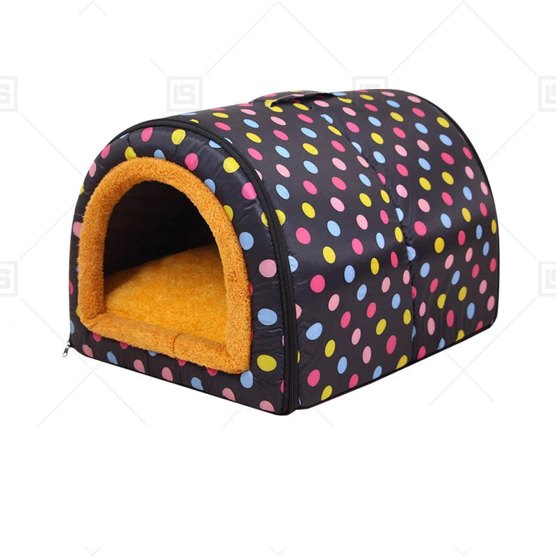 Cats and Dogs House House Small Dog Four Seasons General Can Be Dismantled and Washed Dog House Pet Supplies